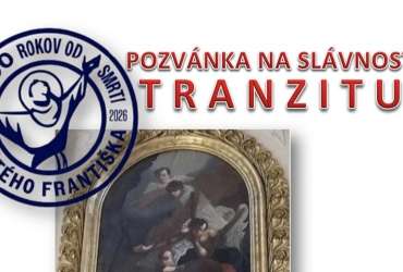 Malý obrázok k článku: Pozvánka na slávnostný Transitus svätého Františka.